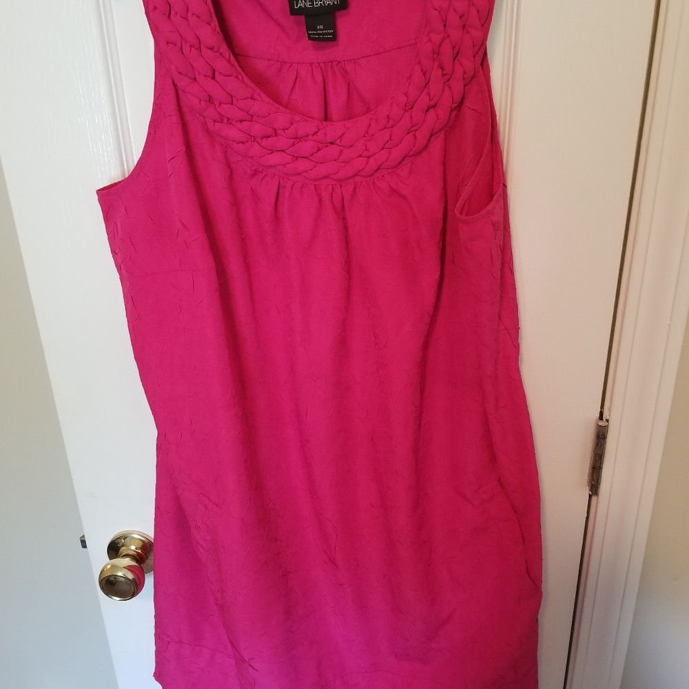 Lane Bryant pink dress